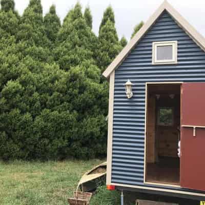 Council wheels out tiny homes to tackle housing crisis