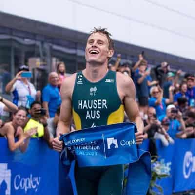 Australia's Matt Hauser powers to world triathlon gold