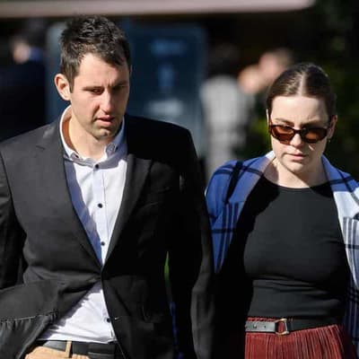 Bus tragedy newlyweds pay tribute at victim's service