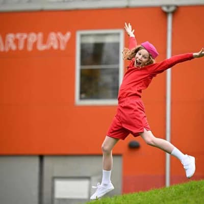 Don't Panic, kids are in charge of this art experience