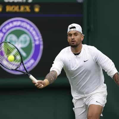 Kyrgios out of Wimbledon with torn ligament in wrist