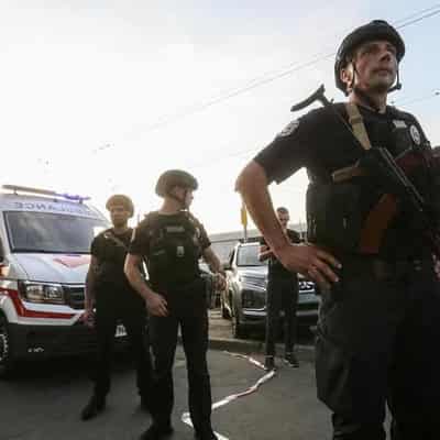 Man dies detonating explosive device inside Kyiv court