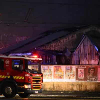 Teens arrested after warehouse fire near Melbourne CBD