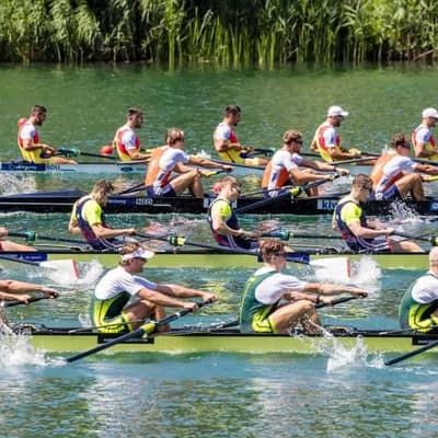 Australian mens rowing eight win first gold since 1986