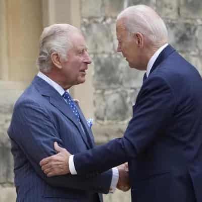 Biden meets King Charles, PM Sunak ahead of NATO summit