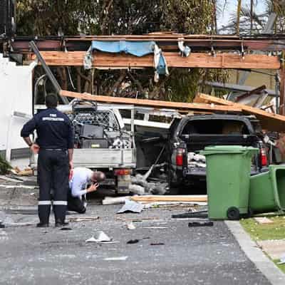 Human remains found after explosion levels home