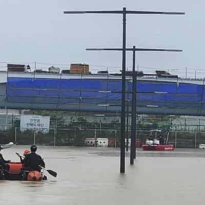 South Korea flood toll rises, eight bodies in underpass