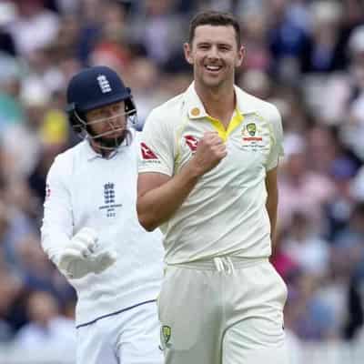 Hazlewood expects to be fit for last two Ashes Tests