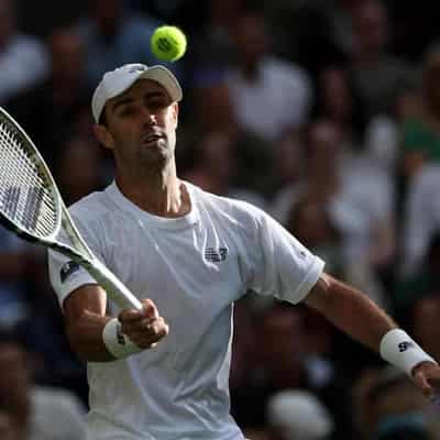 Thompson flies Australian flag at ATP event in Newport