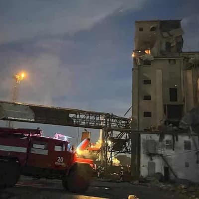 Russia strike on Ukraine port sends grain prices higher