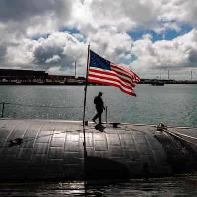 US nuclear submarine surfaces in Australian port