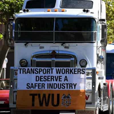 Truckies hit the road to demand transport reforms