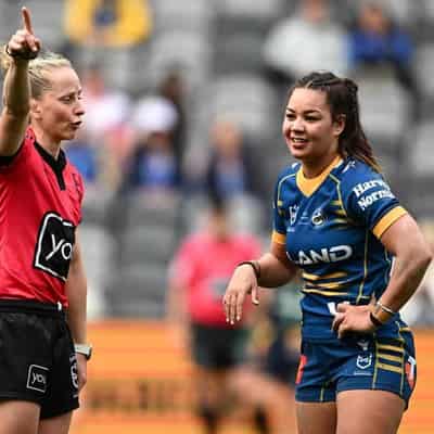 Cherrington sent off as Knights thrash Eels in NRLW