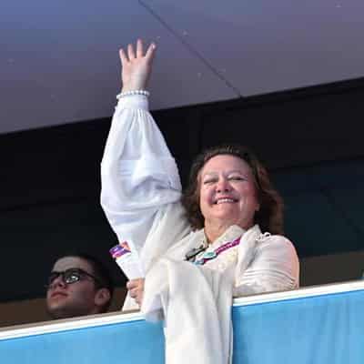 Rinehart's $3m fund for four Olympic, Paralympic sports