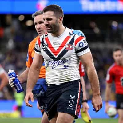 Roosters shrug at tackle that concussed skipper Tedesco