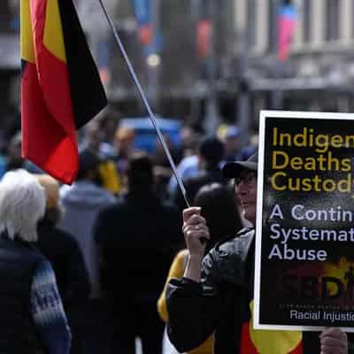 BLM supporters rally against Indigenous custody deaths