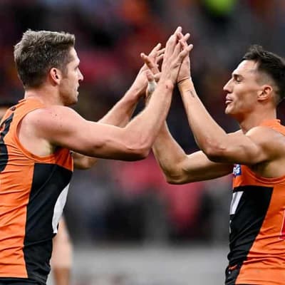 Giants thump Essendon for huge AFL finals boost