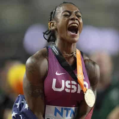 Richardson wins 100m gold in Budapest