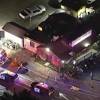 Three people, gunman dead in California bar shooting