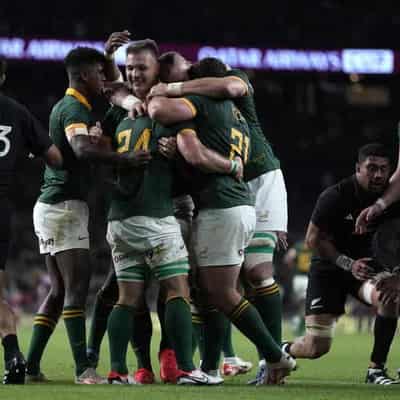 All Blacks suffer historic 35-7 defeat to Springboks