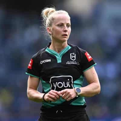 Sharpe, Badger become NRL's first solo women referees