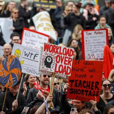 Hundreds of SA public schools closed as teachers strike