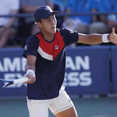 Aussie wildcard Hijikata marches into US Open's last 16