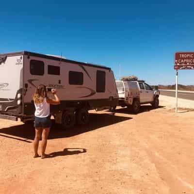 Caravanners living on the road for infinity and beyond