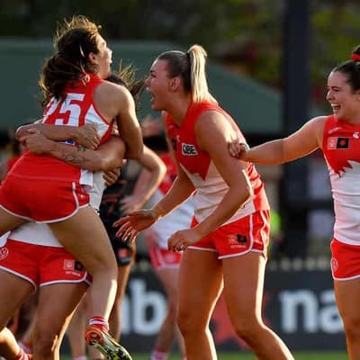 Sydney upset Giants, surge to maiden AFLW victory