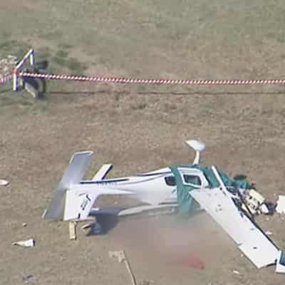 Taxiing plane caused aborted landing before fatal crash