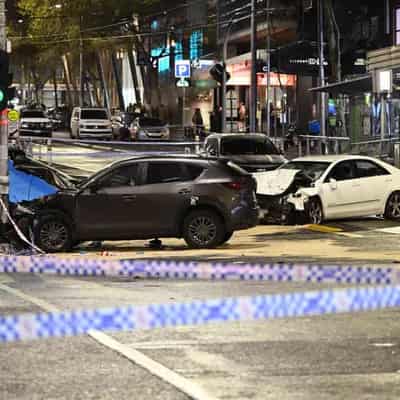 One dead after car hits people, vehicles in Melbourne