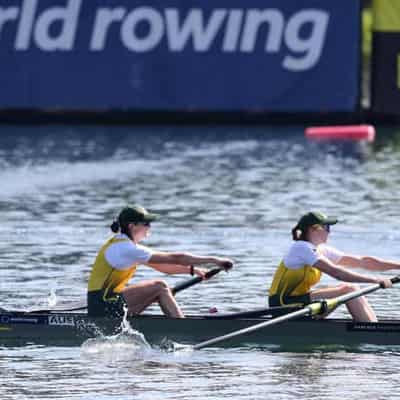 Women's rowing pair take world silver for Australia