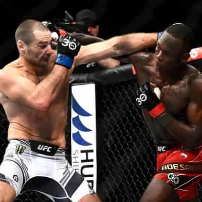 Sean Strickland stuns Israel Adesanya in UFC boilover