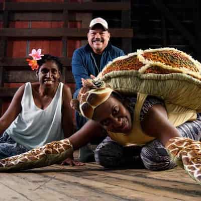 Small green turtle inspires Bangarra child's play