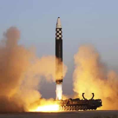 N Korea fires two ballistic missiles with Kim in Russia