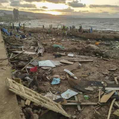 Water shortage, landmine risk for Libya flood survivors