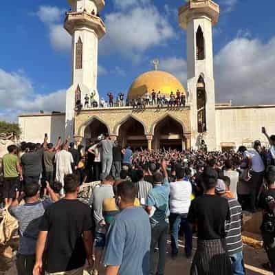 Libyans protest against authorities in flood-hit Derna