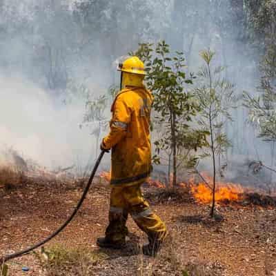 Cooler weather brings relief as firies battle blazes