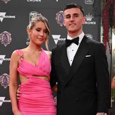 Brownlow red carpet draped in colour ahead of count