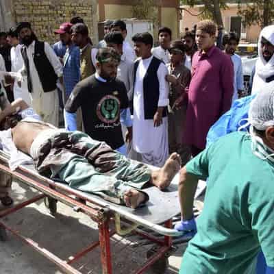 At least 52 dead in suicide blast in southwest Pakistan