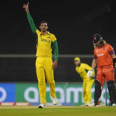 Starc takes hat-trick but rain foils Aussie Cup warm-up