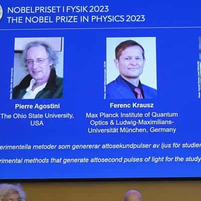 Nobel Prize in physics awarded for electron study