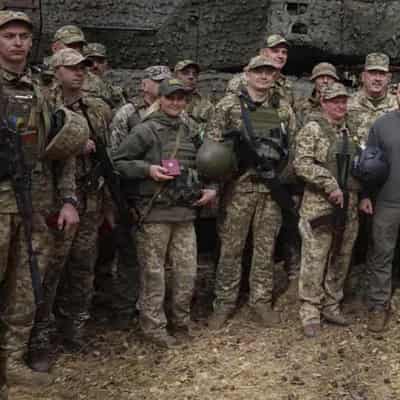 Zelenskiy visits troops and holds security meetings