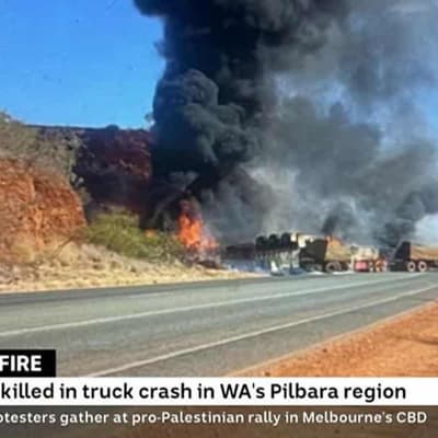 Three people killed in outback chemical crash inferno