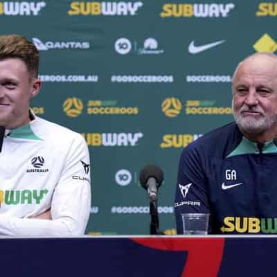 Arnold asks if Albanese has lost his Socceroos' scarf