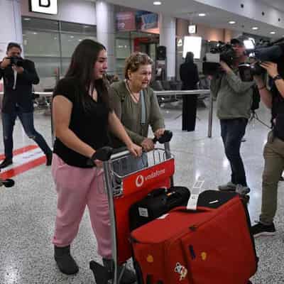 More evacuated Australians arrive home from Middle East