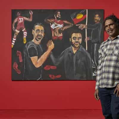 Power and strength: Vincent Namatjira paintings on show