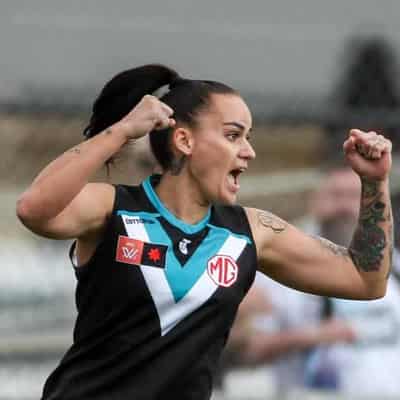 Port Adelaide, Gold Coast share spoils in AFLW thriller