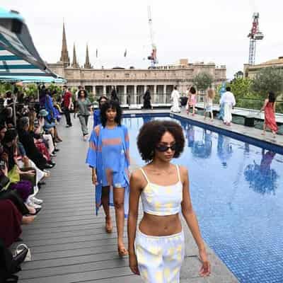 Melbourne Fashion Week starts with a splash, literally