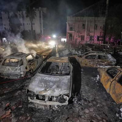 Post blaming Hamas for hospital bombing is a hoax